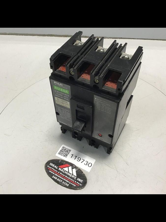 Used FUJI ELECTRIC 15 Amp Circuit Breaker BU-ESA3015 Used