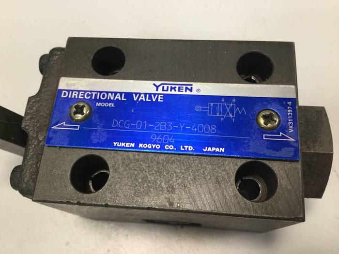 Used YUKEN Directional Valve DCG-01-2B3-Y-4008 #98907