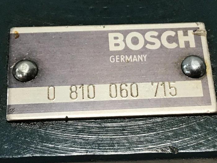 Used BOSCH Valve 0 810 060 715 #130967