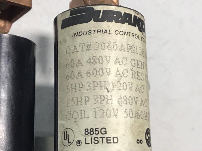 Used DURAKOOL Contactor Relay 2060APS120AC #119142
