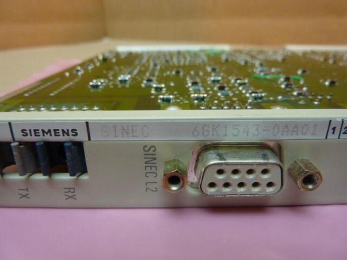 Used SIEMENS Communication Processor Module 6GK1543-0AA01 #37354