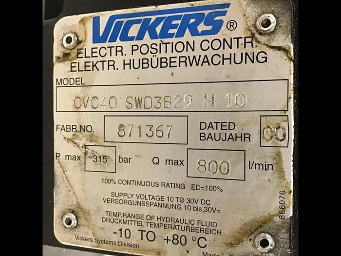 Used VICKERS Valve DG4V3S2AMUHL760EN490 #137340