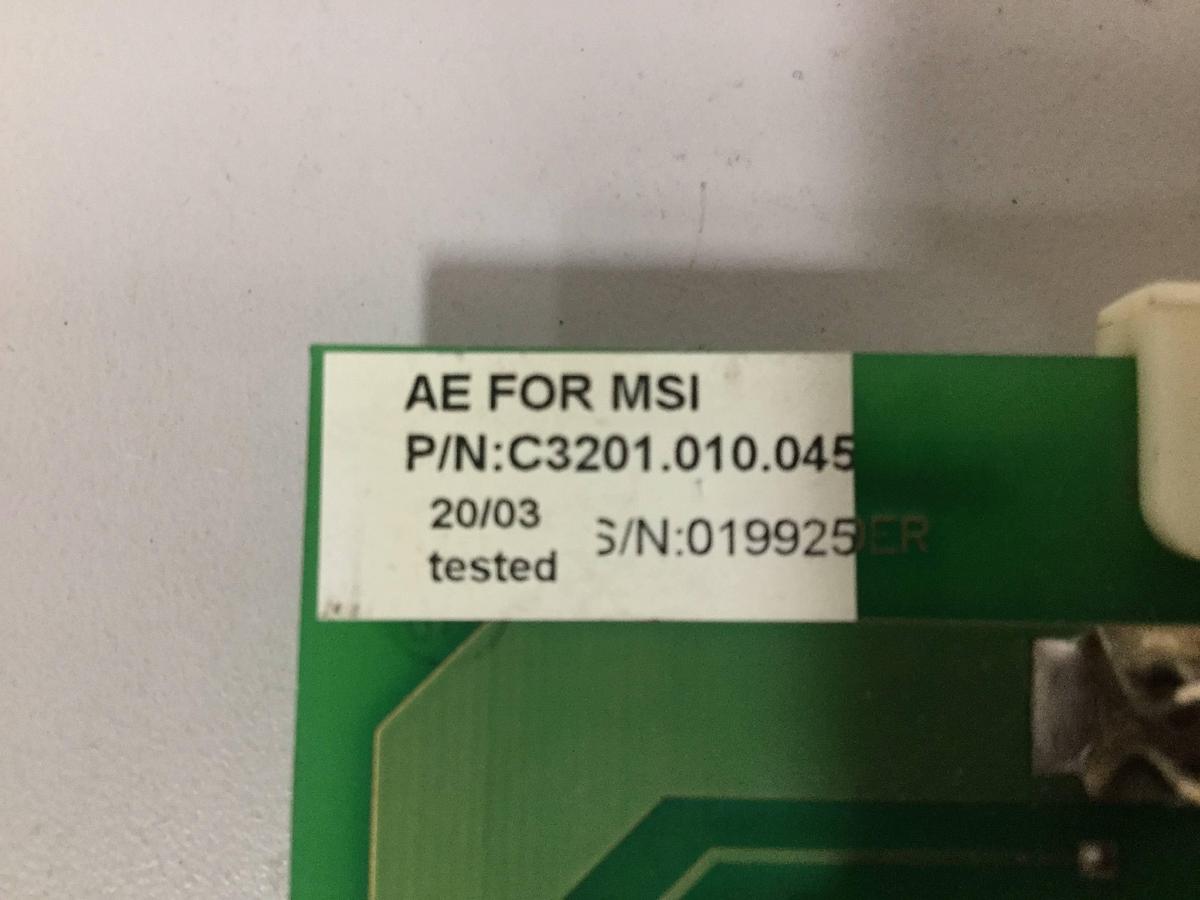 Used AMERICAN MSI Control Board C3201.010.045 Used 