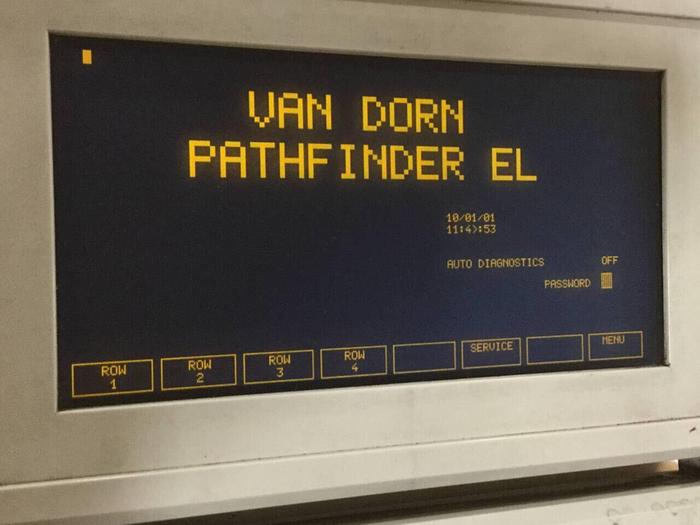 Used VAN DORN OP 398K Pathfinder Operator Control 6ES5398-0KB1 Used