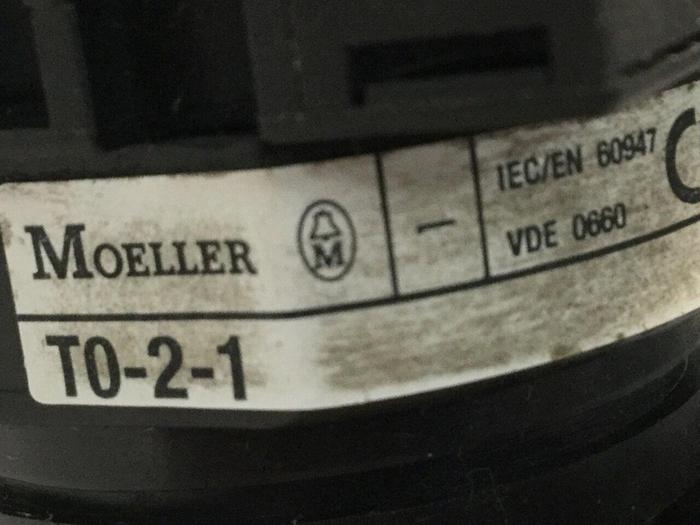 Used MOELLER Switch T0-2-1 #101871