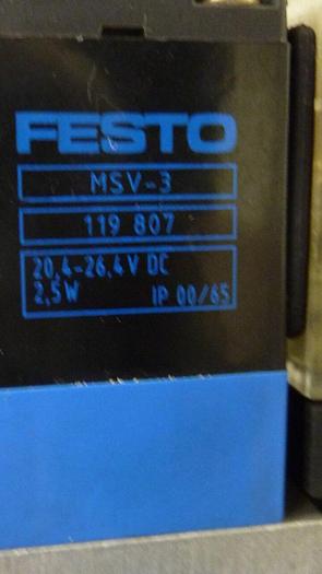 Used FESTO Control Block / Valve Terminal IFB8-02 #52728