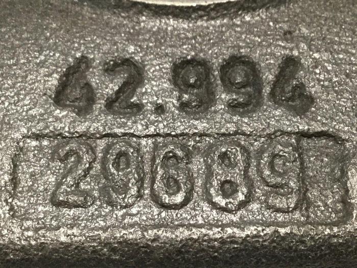 Used ARBURG Nut Hold Down Plate 29689 #108184