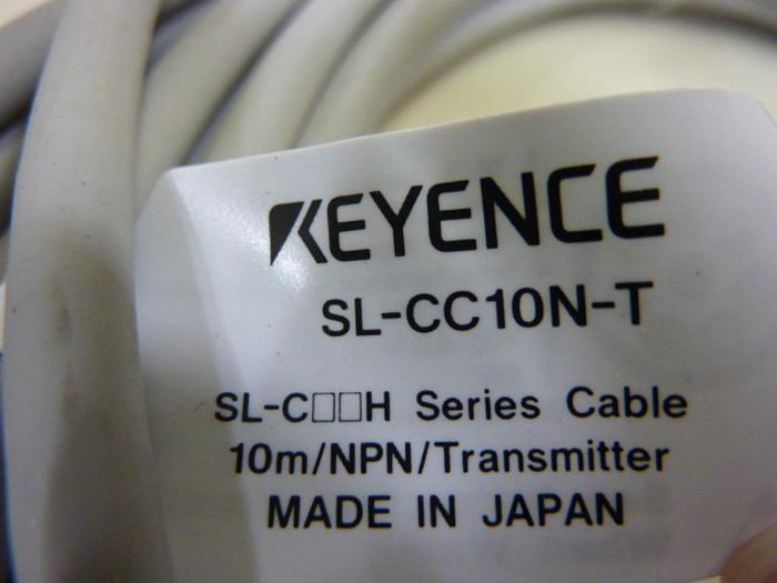 Used KEYENCE CORP Transmitter Cable SL-CC10N-T #52405