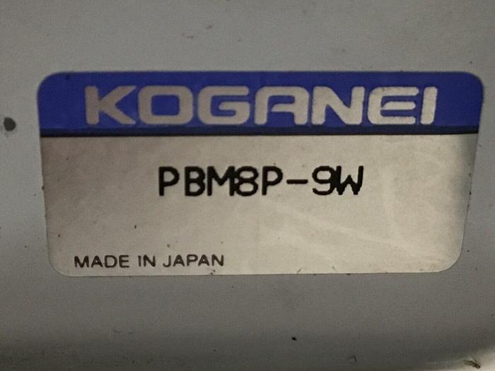 Used KOGANEI Manifold with Valve PBM8P-9W #120996