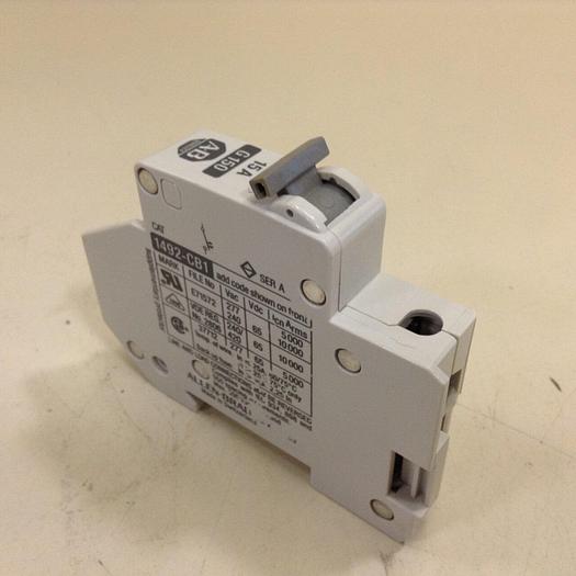 Used ALLEN BRADLEY 15 Amp Circuit Breaker 1492-CB1/G150 SER A #78381