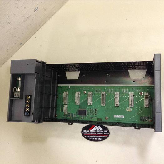Used ALLEN BRADLEY Power Supply & Slot Rack 1746-P1 SER A / 1746-A7 SER B #74052