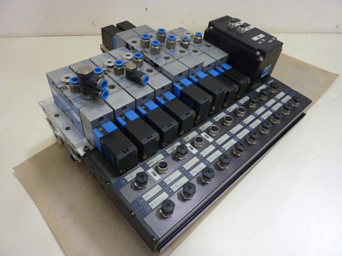 Used FESTO Control Block / Valve Terminal IFB8-02 #52858