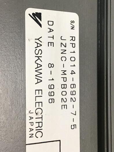 Used YASKAWA ELECTRIC Operator Panel JZNC-MPB02E #131258