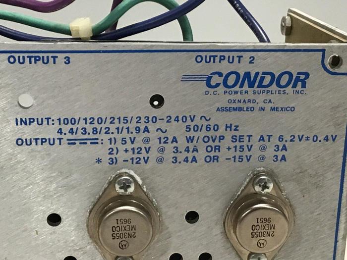Used CONDOR Power Supply HDCC150W-A+ #120658