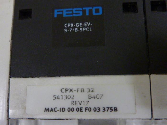 Used FESTO Control Block / Valve Terminal VTSA-FB-NPT Used