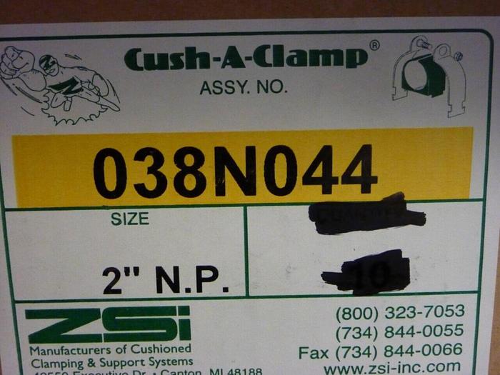 ZSI INC Cushioned Clamp 038N044 NEW