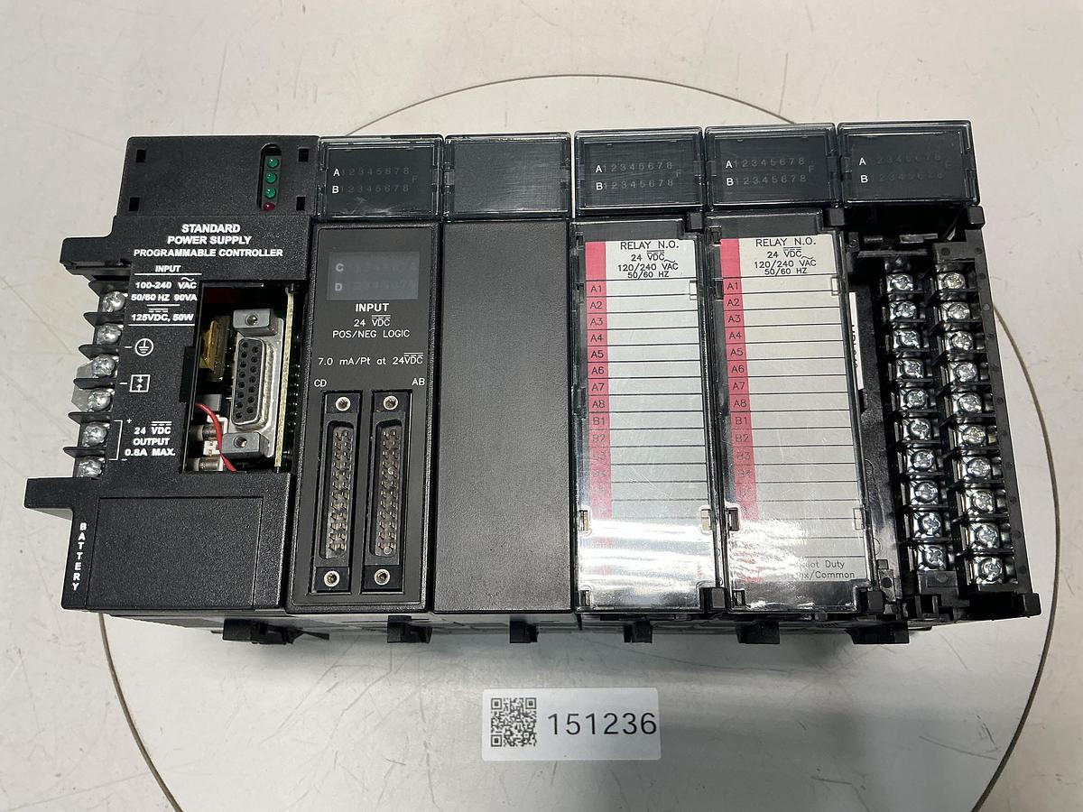 Used GE FANUC  BASE 5-SLOT WITH CPU