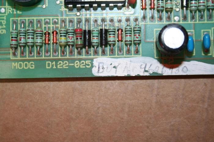 Used MOOG Circuit Board D122-025-A019 Used
