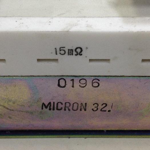 Used MICRON Resistor 0196 #84753