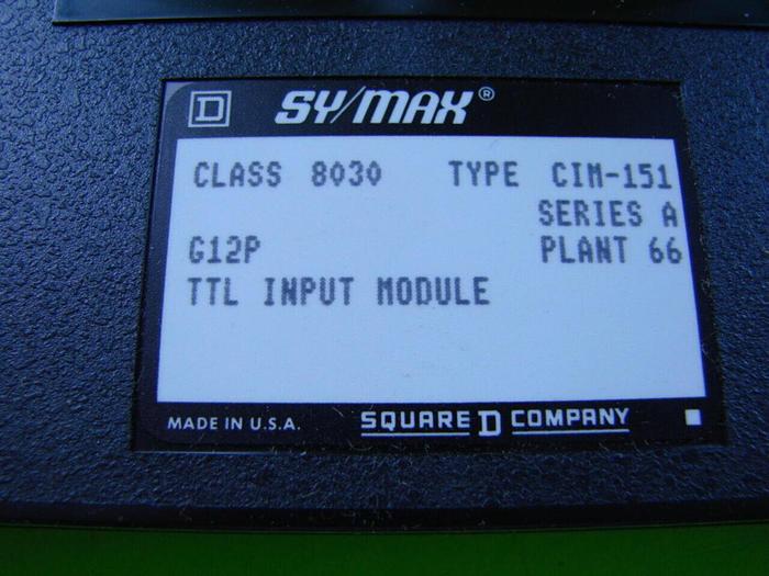 Used SQUARE D Input Module 8030-CIM-151 #11098