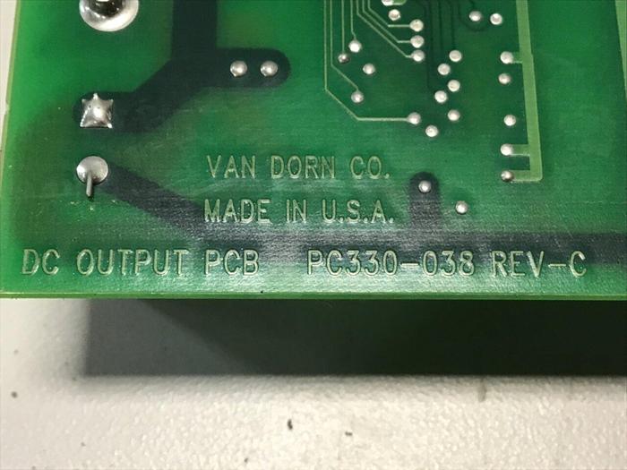 Used VAN DORN Pathfinder DC Output Board PC330-038 Used