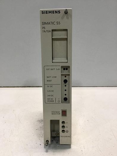 Used SIEMENS Modular Power Supply E220G5/15WRGD #72980
