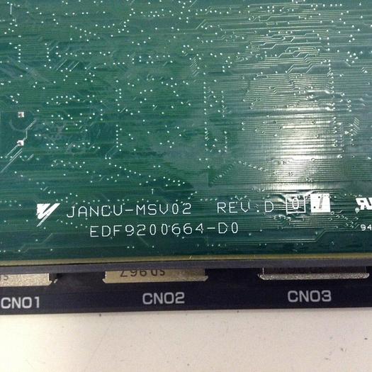 Used YASKAWA Circuit Board JANCD-MSV01B REV F01 #76714