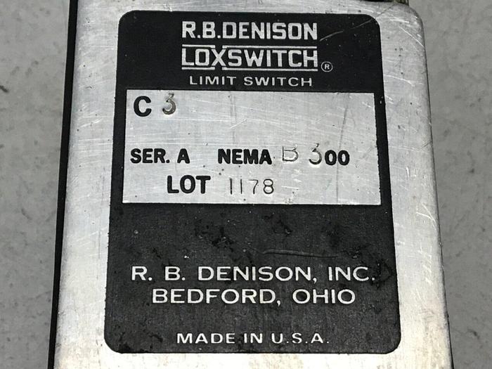Used RB DENISON Limit Lox Switch C3 #122066
