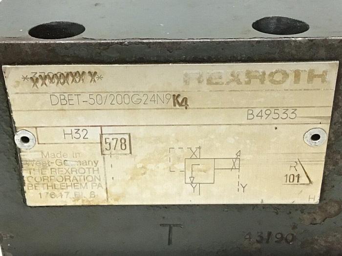 Used REXROTH Valve DBET50200G24N9K4 #140436