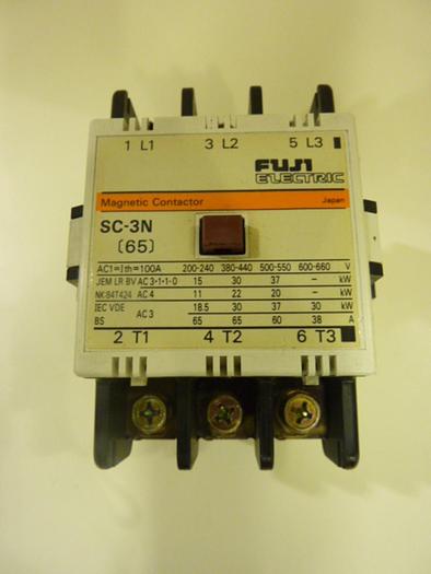 Used FUJI ELECTRIC Magnetic Contactor SC-3N 4NC2H0 #43551