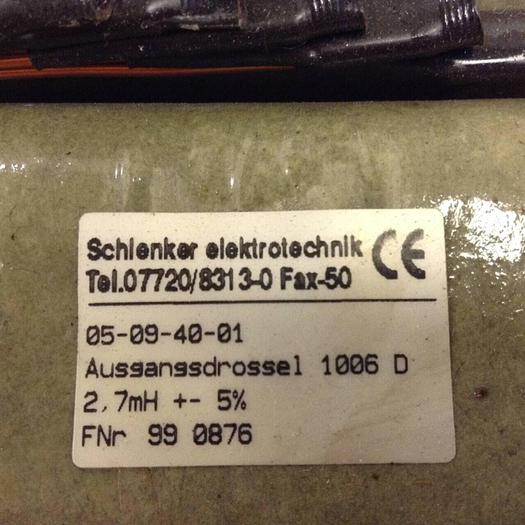 Used SCHLENKER ELEKTROTECHNIK Transformer 05-09-40-01 #69500