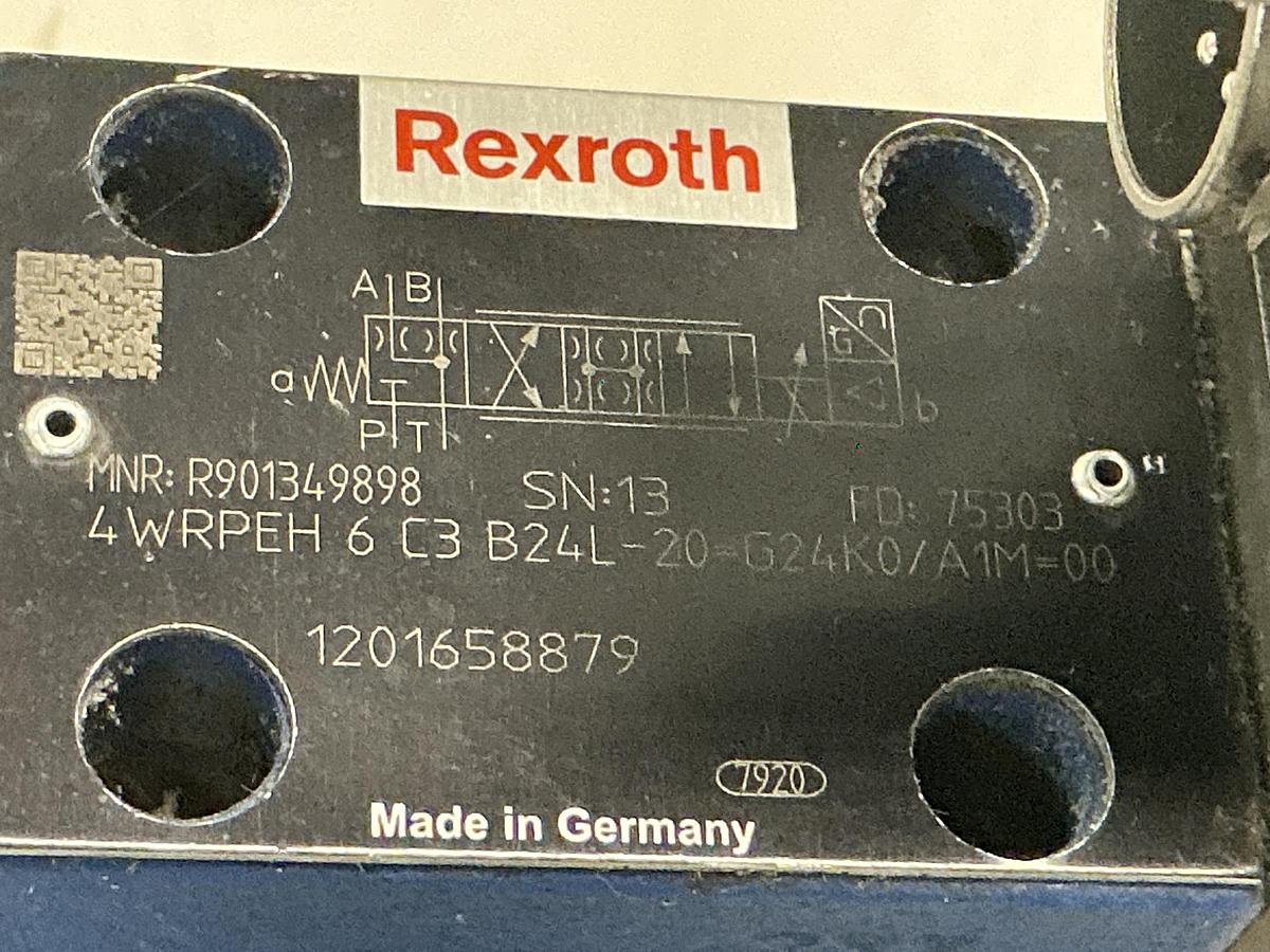 Used REXROTH 4WRPEH 6 C3 B24L-20-G24K0/A1M-60