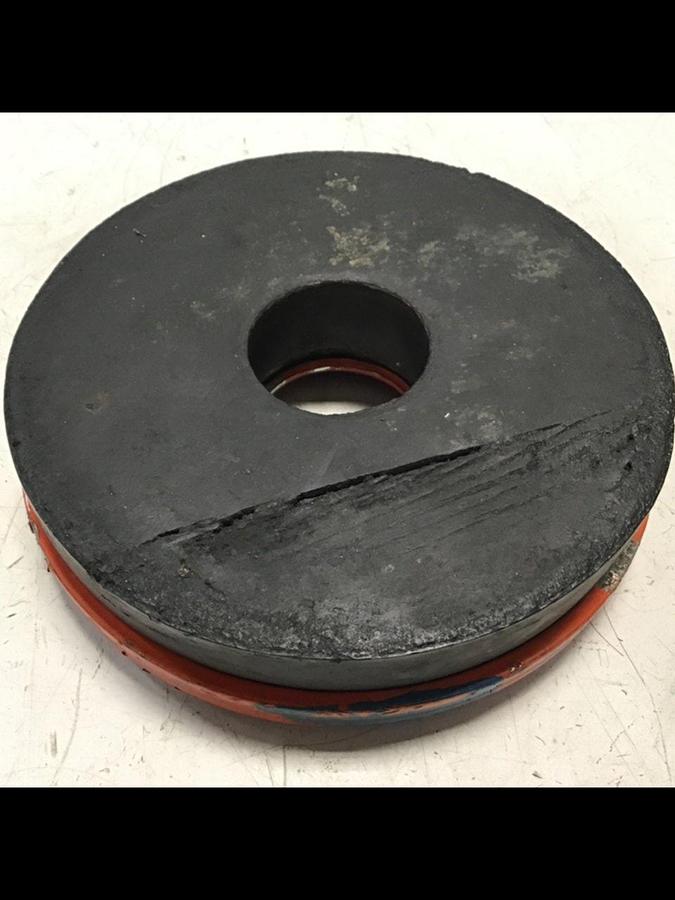 Used METAL FABRICATOR Leveling Mount Pad USED #122894