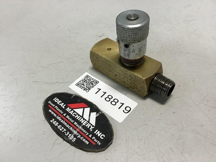 Used PARKER Flow Control Valve F600B #118819