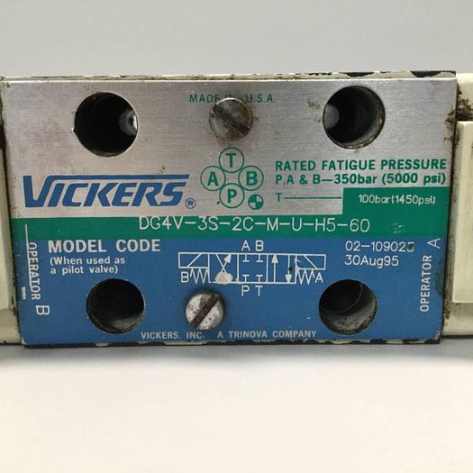 Used VICKERS Valve DG4V-3S-2C-M-U-H5-60 #94706