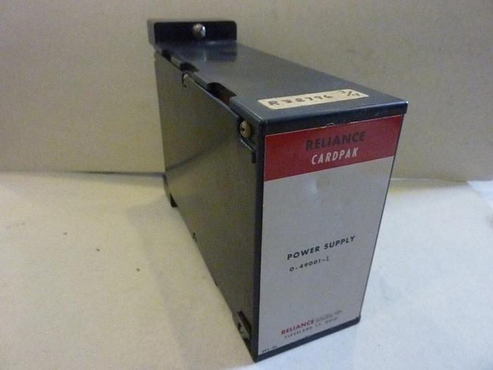 Used RELIANCE ELECTRIC Power Supply 0-49001-1  Used Ref