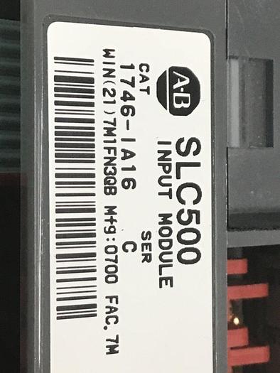 Used ALLEN BRADLEY Input Module 1746-IA16 SER C Used