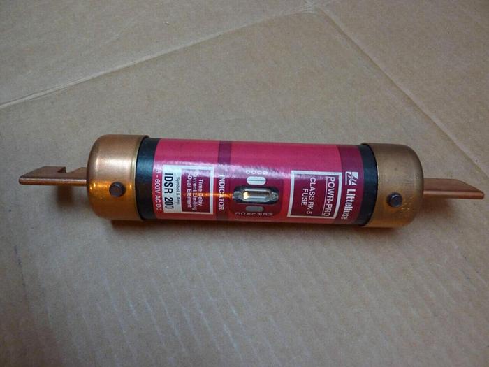 Used LITTELFUSE 200 Amp Fuse IDSR-200-ID #24551