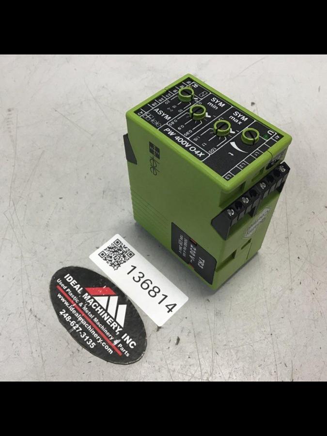 Used TELE Monitoring Relay PW 400V O4X #136814