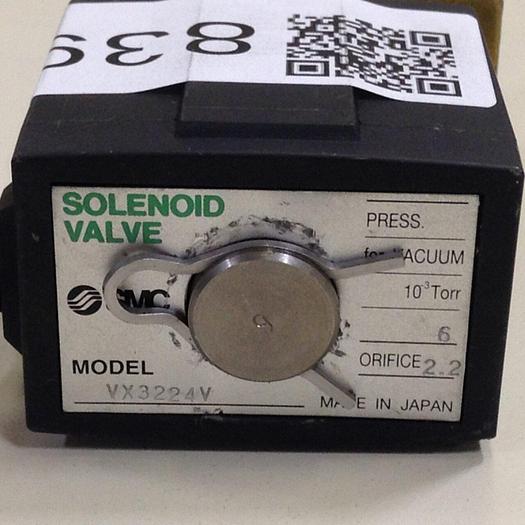 Used SMC Solenoid Valve VX3224V #83905
