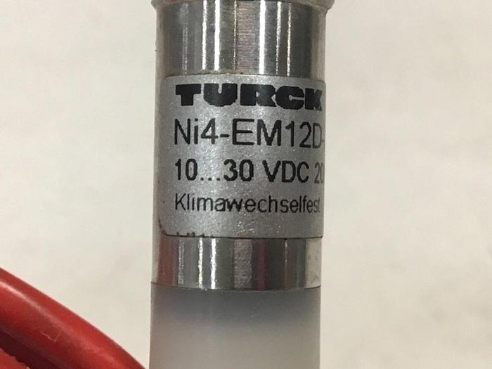 Used TURCK ELEKTRONIK Sensor NI4EM12DAP6S120 #128329
