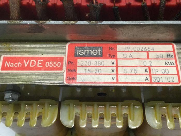 Used ISMET 0.2 kVA Transformer 79/002664 #107868
