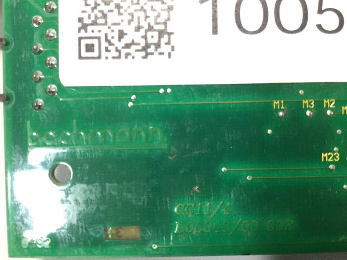 Used BACHMANN Circuit Board CC11/4 E06048/00 002 #100585