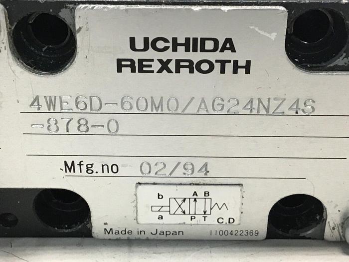Used REXROTH Valve 4WE6D60M0/AG24NZ4S8780 #114947