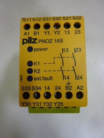 Used PILZ Safety Relay PNOZ16S2S #52267