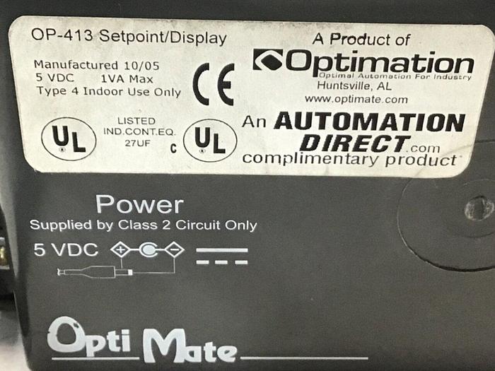 Used AUTOMATION DIRECT Setpoint Display OP-413 Used  #135456