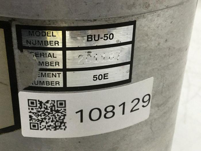 Used FILTROIL Filter Cartridge BU-50 #108129