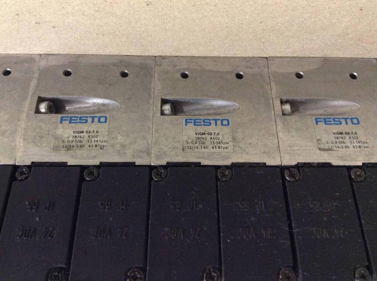 Used FESTO Control Block w/ Valves IFB8-03 USED