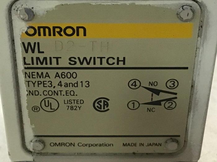 Used OMRON Limit Switch WLD2-TH #121627