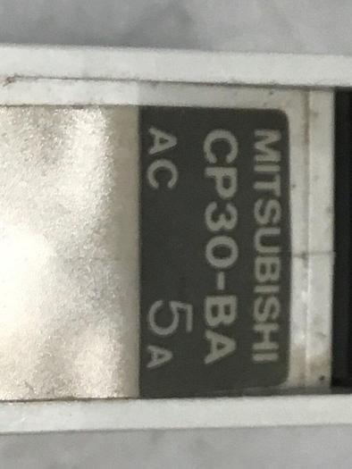 Used MITSUBISHI 5 Amp Circuit Protector CP30-BA-1P-5A #119602